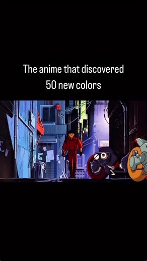 423K views · 69K reactions | The anime that discovered 50 new colors  Akira (1988) used an unprecedented 327 colors, including 50 custom shades mixed specifically to make Neo-Tokyo’s night scenes glow, think neon streets, smoky blues, and that iconic red bike slicing through the dark. Hand-painted cel magic, turned up to eleven. Shop Japanese Art on JPNStudio.com, link in bio  Check out @jpnstudio2023 for more timeless Japanese art  | Jpnstudio2023 | Facebook