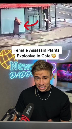 Female Assassin Attacks Pro Putin Blogger with Exploding Statue | Shocking Incident