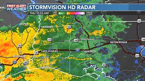 There are showers moving across SWLA now, here's the latest radar view. Remember you can check the radar anytime using our First Alert Weather app which is available here: www.kplctv.com/apps | KPLC 7 Weather