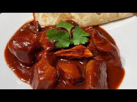 HOW TO MAKE CARNE CON CHILI COLORADO |PORK |