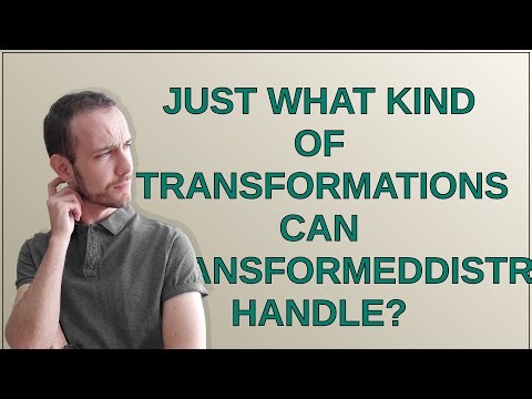 Mathematica: Just what kind of transformations can TransformedDistribution handle?