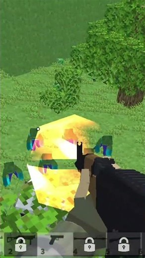 What if Minecraft had shooters? 😳🔥 #shorts