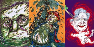 Jim Carrey's Political Cartoons Spotlighted in New Montreal Exhibition