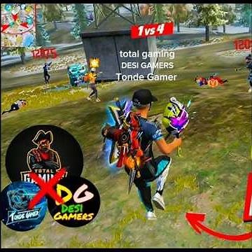 BR Rank Push करते हुए सामने आ गए Total Gaming, Desi Gamers और Tonde Gamer! क्या हुआ आप भी देखो..