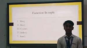 Activity:- PPT presentation on python Topic: Tuple in python programming Batch:- BSCIT-PPU-2nd yr-Batch-1 Students | Cimage College, Patna | Facebook