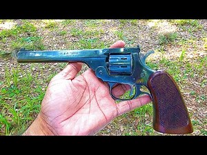 H & R SPORTSMAN 22 LR, TOP BREAK REVOLVER