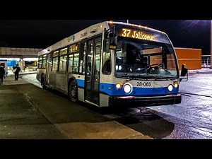 STM Bus Ride On The 37N Jolicoeur
