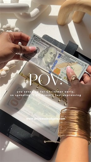 Princess Budgets LLC ™ on Instagram: "Hey friends🌱 If you are not cash stuffing by now then what are you doing😳My boyfriend and I finished the last round of Christmas shopping !! • #cashstuffing #budgeting #smallbusiness #planner #moneytips"