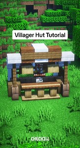 Easy Minecraft Villager Hut Tutorial Guide