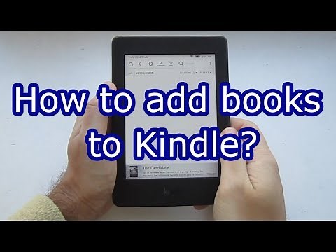 How to add books to Kindle