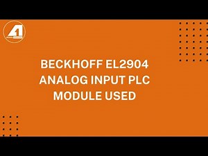 BECKHOFF El2904 Analog Input PLC Module