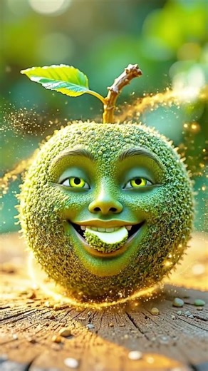 Enchanted Forest Plum Eating Asmr🫒| #kbb #kbbastavi #viral #relaxing #satisfying #trending #asmr #ai