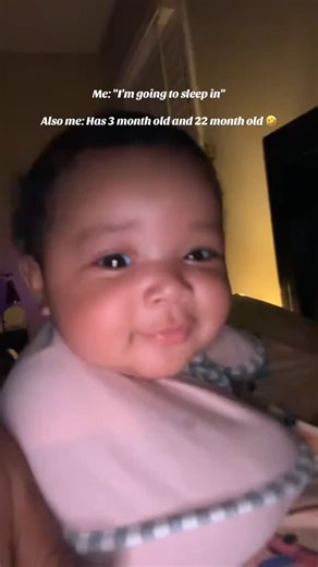 Enjoying my extra hour 🥰 Good morning ☀️ FB: Kayla Webber TikTok: kaymaurissa #babies #2under2 #DaylightSavings #momlife #laughingbaby | Kayla Webber