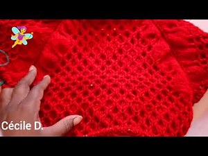 Mon projet tricot du mois : cardigan en top down facile avec un magnifique point ajouré au tricot.