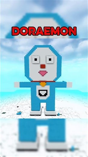 doraemon minecraft #shorts #shortsfeed #minecraft