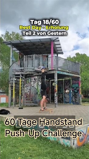 18/60 Handstand PushUp Challenge Rest Day #ropeskipping #calisthenics #fitnesschallenge #hspu