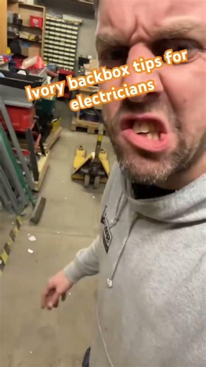 Ivory back box tips for the electrician’s