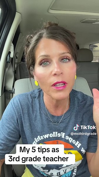 My 5 tips as a 3rd grade teacher ✨Be an advocate for your students ✨Set your expectations ✨Get organized ✨Don't stress if your lesson doesn't go the way you planned ✨Don't stress if you didn't get something done that day #ms3rdgrade #teachersoftiktok #teacher #school