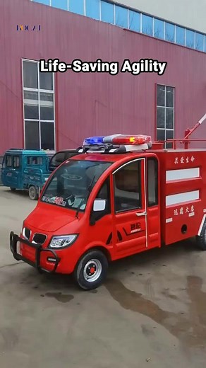 E-mini Fire Truck: Imagine a life-saving vehicle that's both agile and efficient. Perfectly designed for tight urban spaces, equipped with all essential firefighting gear. Compact, powerful, ready to tackle any emergency. #ERickshawTipper #EcoFriendlyVehicle #WasteCollection #UrbanDisposal #HeavyCargoDelivery #ConstructionSite #ElectricVehicle #SustainableTransport #tiktok #pageforyou