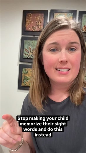 Maria Golden | Play-based learning • Preschool reading on Instagram: "Memorizing sight words might seem faster… But for many kids, it actually makes reading harder. Here’s what works better 👇 Teach your child how to figure words out, not just remember how they look. Sight words are high-frequency words we see often in books. Yes—some are tricky. But they are still made of letters and sounds. When kids learn to: ✔️ Identify letter sounds ✔️ Notice patterns ✔️ Blend sounds together They don’t rel