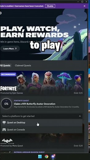 How to get the Fortnite discord rift effect on your profile for FREE