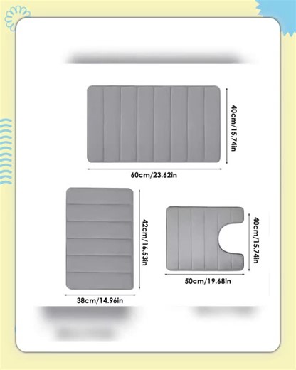 Digmar on Instagram: "Transform your bathroom into a cozy retreat! 🛁✨ Our Ultra Thick 3-Piece Bathroom Rug Set is designed for the ultimate comfort and style. 🏡 With plush, ultra-soft texture, these rugs add a touch of luxury that your feet will thank you for! The beautiful colors and non-slip design ensure safety and elegance, making your morning routine feel like a spa experience. Treat yourself to this perfect blend of comfort and aesthetics for just $41.95! Step onto luxury every day and e