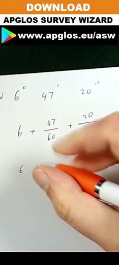 GPS coordinate from degrees minutes seconds to decimal degrees #shorts