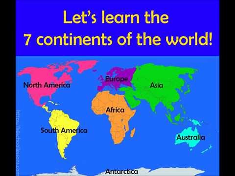 7 Continents of the World | The Continents Song