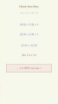 NCERT Class 12 Maths Relations and Functions Ex 1.2 Q3 | GIF One-One & Onto #shorts #class12maths