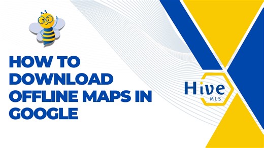 HIVE MLS How to download offline maps in Google