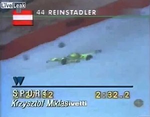 RARE* Gernot Reinstadler fatal crash 1991
