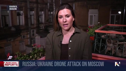 9.6K views · 93 reactions | Russian officials say 11 drones targeted Moscow, the largest drone attack ever launched on the capital. In the latest salvo of this war, battles are increasingly being fought with drones. NBC News' Erin McLaughlin spoke with one young Ukrainian who piloted these devices until recently but has soured on the war effort. | NBC Nightly News with Tom Llamas | Facebook