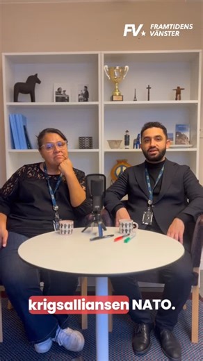 Framtidens Vänster on Instagram: "Förra veckan röstade riksdagen om NATO-insatser, utökad vapenindustri och andra försvarsfrågor. Inga partier hade några större invändningar. Men det hade vi! Vi säger ja till fred och nej till NATO! Vad tycker du? Framtidens Vänster"