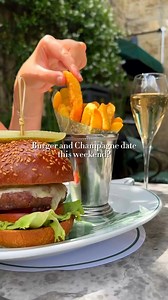 Happy National Burger Day! 🍔 This bank holiday weekend, try our brand new Burger and Champagne Menu, pairing Veuve Clicquot Champagne with the iconic Ivy burger for the ultimate treat. 🥂 Learn more: https://bit.ly/4dX5rJz | The Ivy Collection