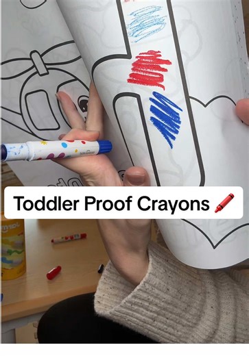 If you have a toddler who snaps crayons in half every time… try these. Washable, twistable, and made for little hands. No peeling paper, no broken tips, and easy clean up. #toddleractivities #crayons #preschoolathome #toddlermom #tiktokshopcreatorpicks