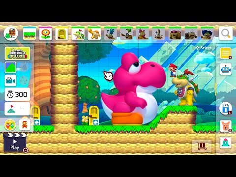 Super Mario Maker 2 NSMBUDeluxe Theme! All Bosses Course Maker