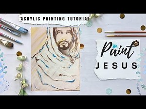 Learn to Paint Jesus Face - Follow Along Painting Video