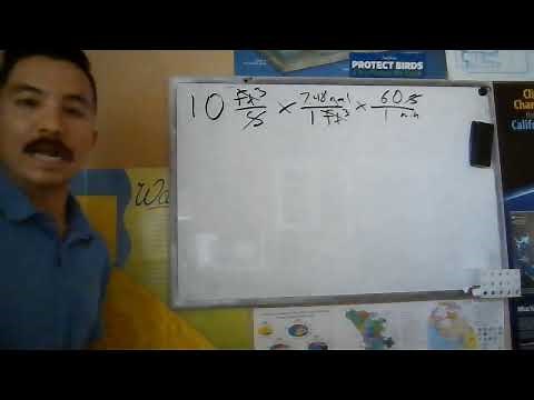 Water Math: Converting cfs to gpm, plus the shortcut