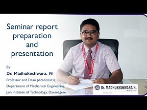 Guidelines for "Seminar report preparation and presentation"