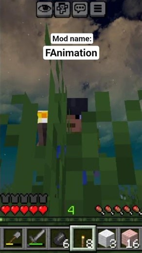 💀 Minecraft animation mod #minecraft #animation #shorts