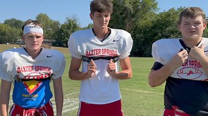 9.8K views · 97 reactions | Baxter Springs (3A) is looking for an improved season under HC Jeff McCoy. The Lions have a great group of kids and they are ready for the season to start. Brett Cleland of SIK talked with them today. #sportsinkansas Presented by Mammoth Watco Special Olympics Kansas SAFE Kansas Craw-Kan Telephone Cooperative Inc. | Sports in Kansas | Facebook