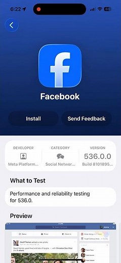 Installing Facebook Beta on iPhone – First Look! #testflight #ios26 #facebook #meta #socialmedia