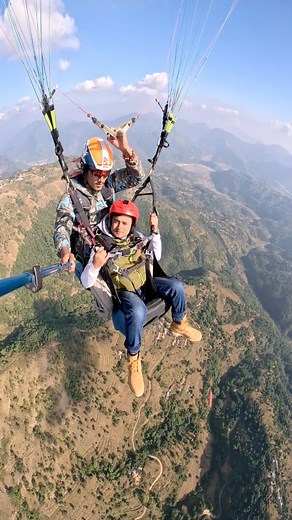 Paragliding in Nepal #hilights #sworekmidan #nuwakotepiot #paraglidinglife #adventuretime | Subash Gurung