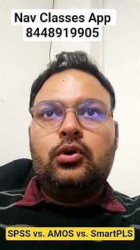 SPSS vs. AMOS vs. SmartPLS !!! When can we use ? | Gaurav Soin