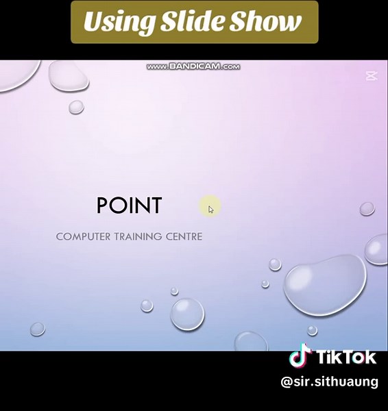 Using Slide Show Techniques for Effective Learning