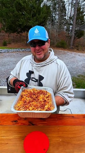 Chris Bentley on Instagram: "Green Bean Casserole on the Z Grills 🔥 Seasoned with Killer Hogs AP and loaded up with bacon. Simple, smoky, and downright delicious. #ZGrills #GreenBeanCasserole #KillerHogs #BBQSideDish #SmokedSides"