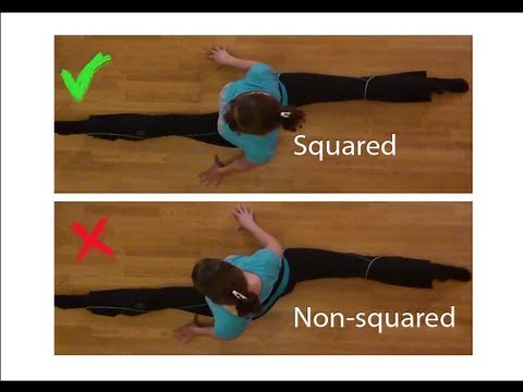 How to do the splits (spagat)