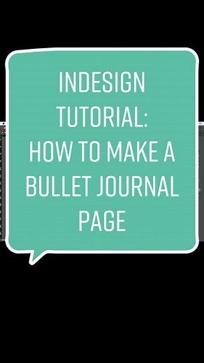 Digital Bullet Journal Tutorial with InDesign | The Irish Crafter