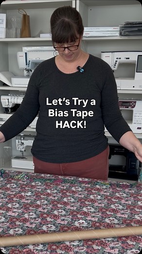 Let’s try this hack to make cutting bias tape a LOT faster! | Fabrications