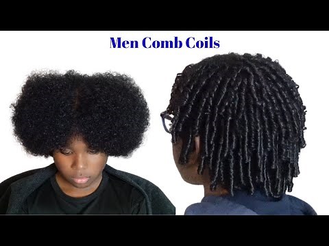 Men Comb Coils /Twists | How to Comb Twist | Men Natural Hair | Men Hairstyle
